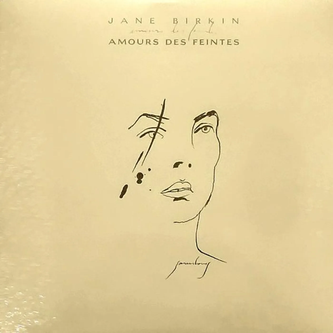 Jane Birkin AMOURS DES FEINTES Vinyl Record