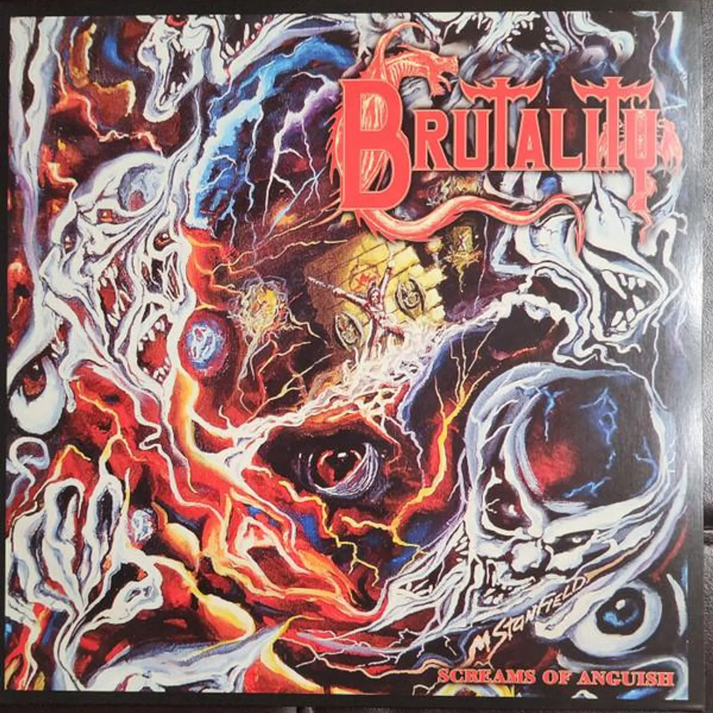 Brutality SCREAMS OF ANGUISH Vinyl Record