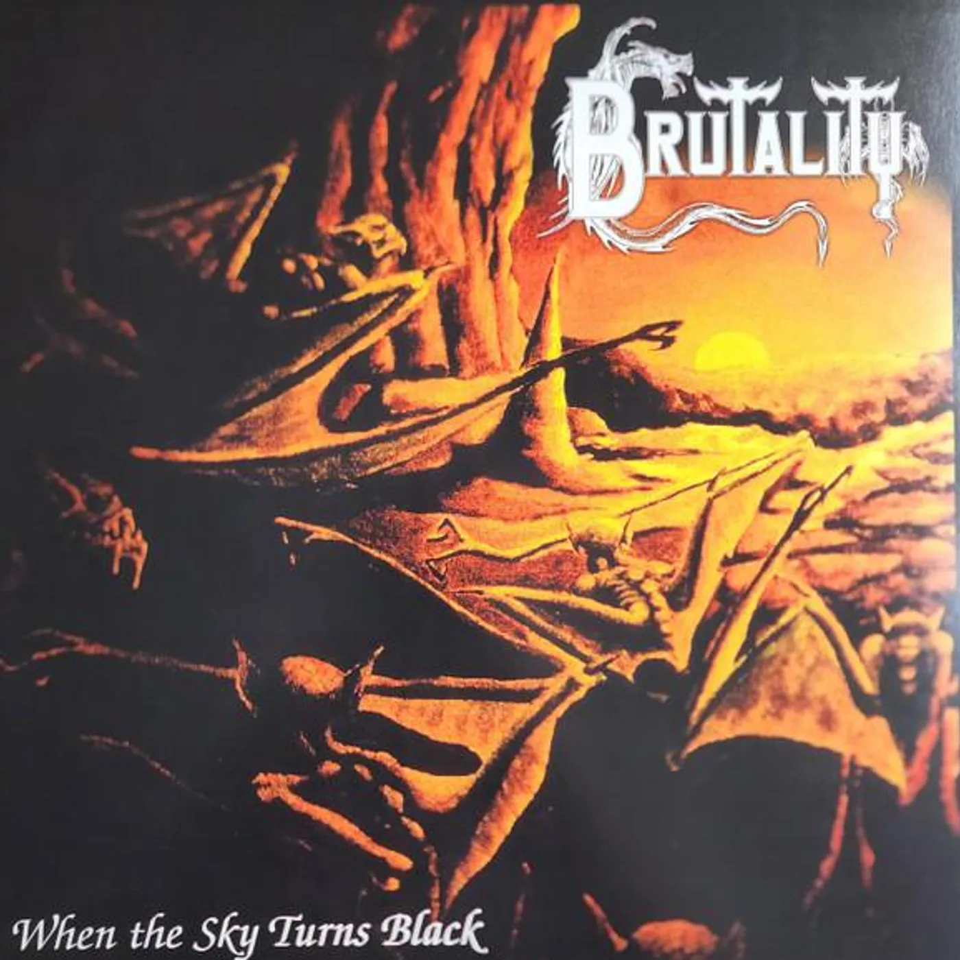 Brutality WHEN THE SKY TURNS BLACK Vinyl Record