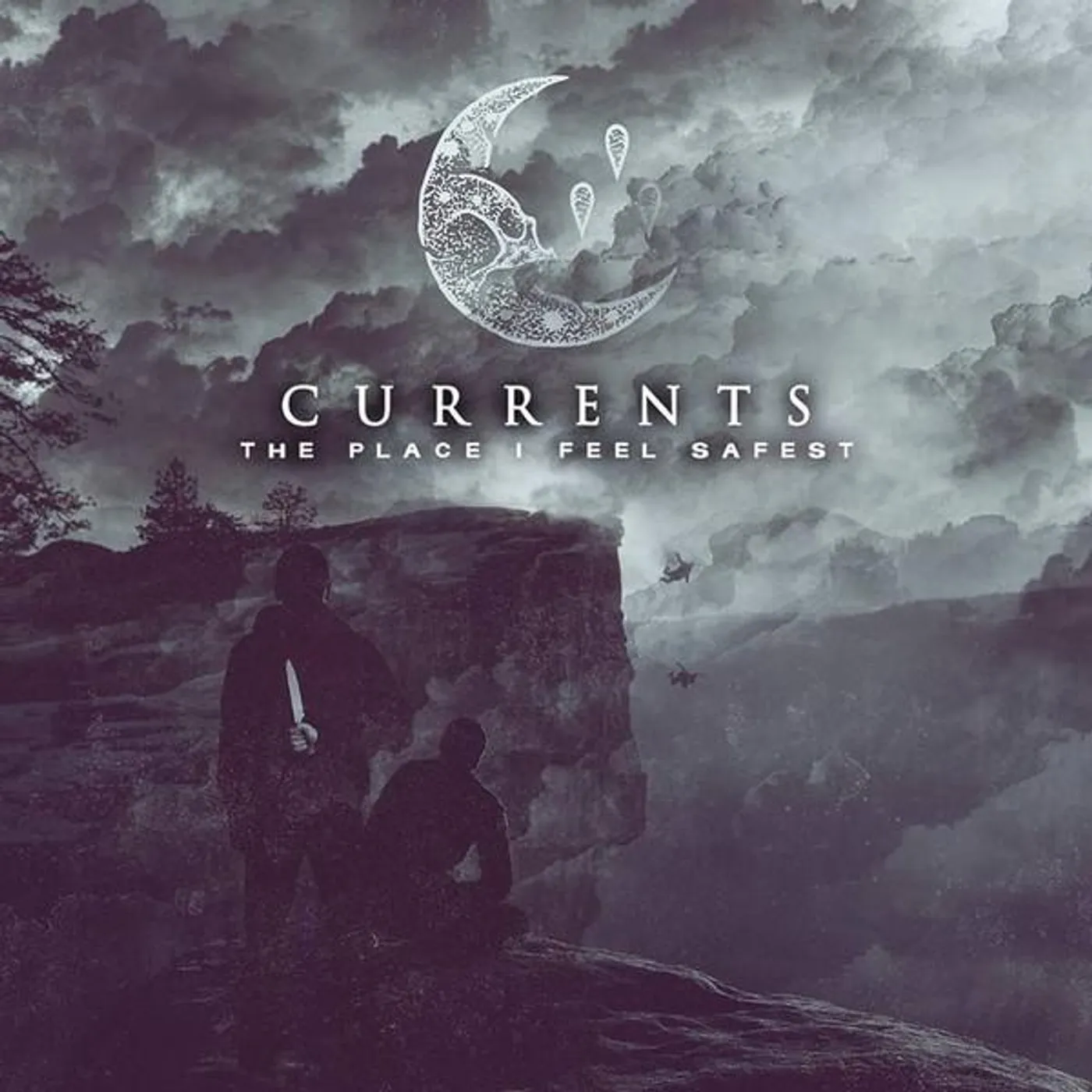 Currents PLACE I FEEL SAFEST (CLEAR W/ SILVER & BLACK SPLATTER VINYL) Vinyl Record