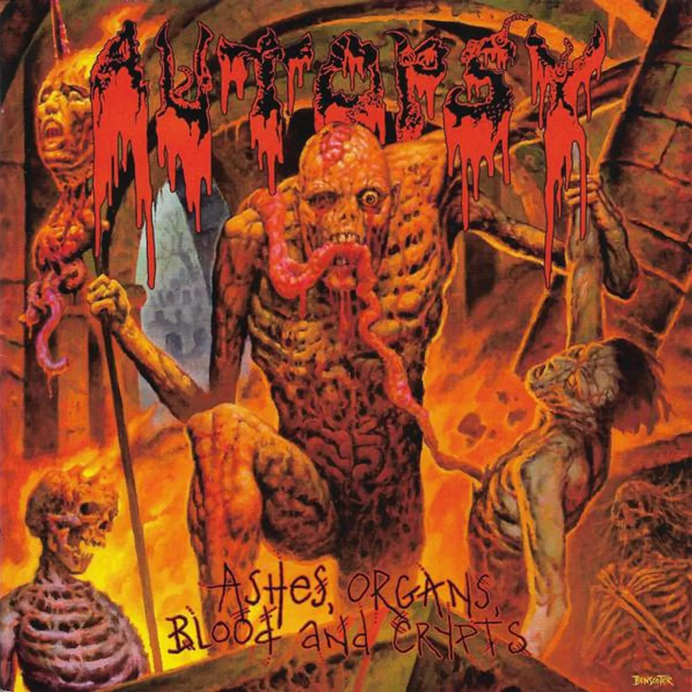 Autopsy ASHES, ORGANS, BLOOD & CRYPTS CD
