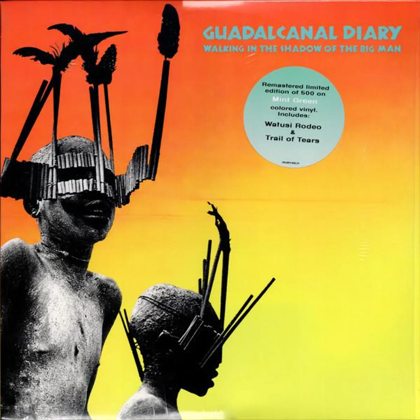 Guadalcanal Diary Walking In The Shadow Of The Big Man (Mint Green) Vinyl Record