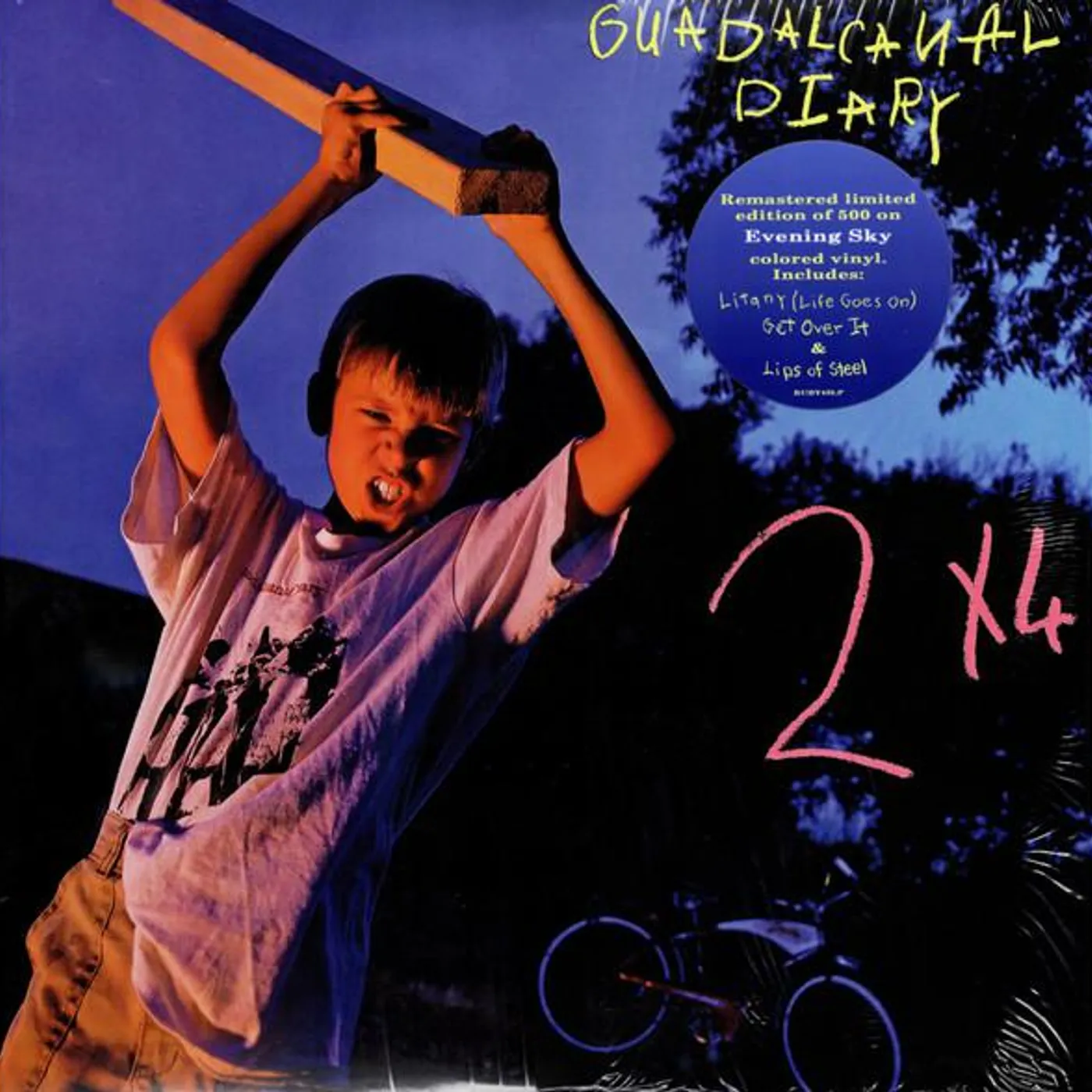 Guadalcanal Diary 2 X 4 (Pink/Yellow Swirl) Vinyl Record