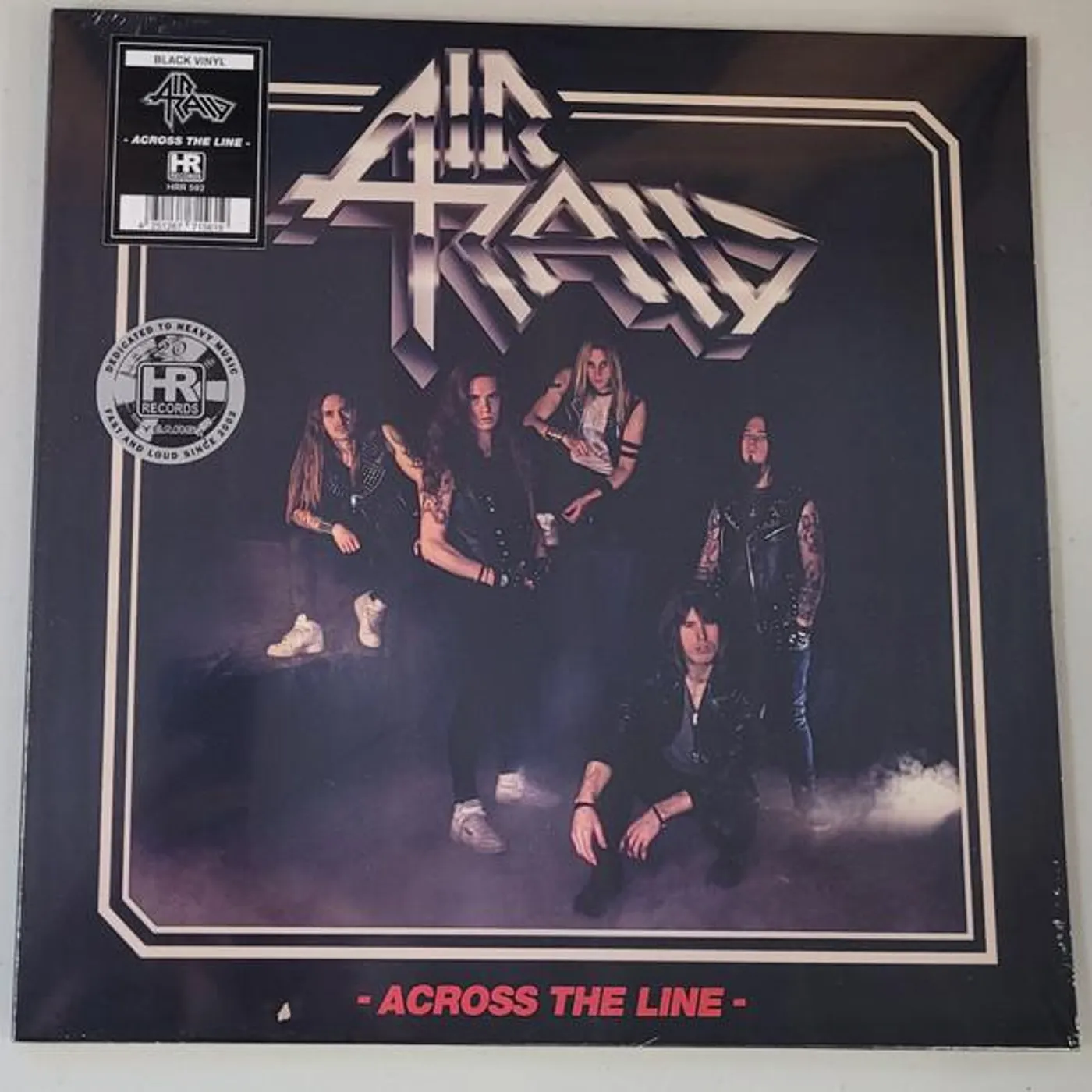 Air Raid ACROSS THE LINE Vinyl Record