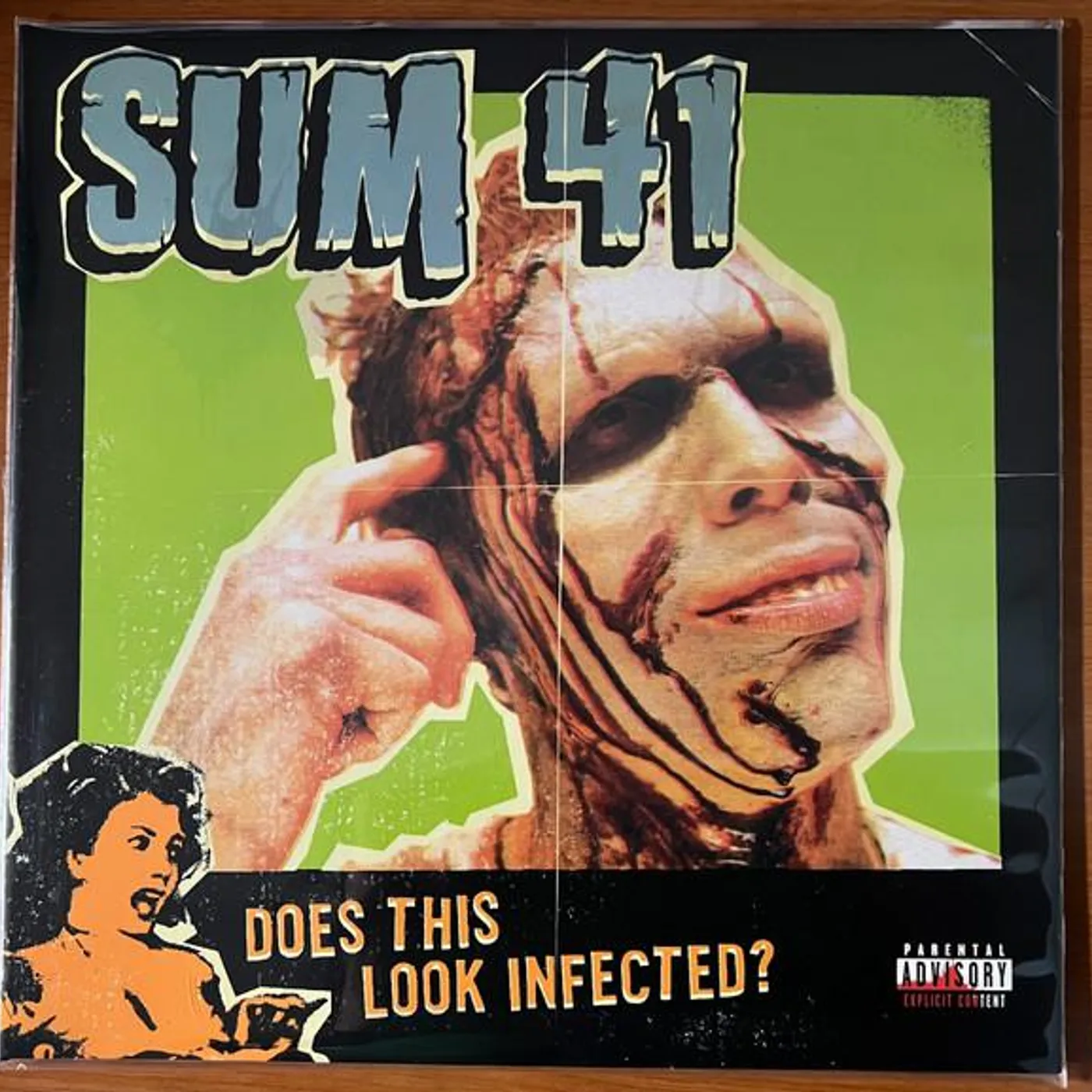 Sum 41 DOES THIS LOOK INFECTED? (GREEN & BLUE VINYL) Vinyl Record