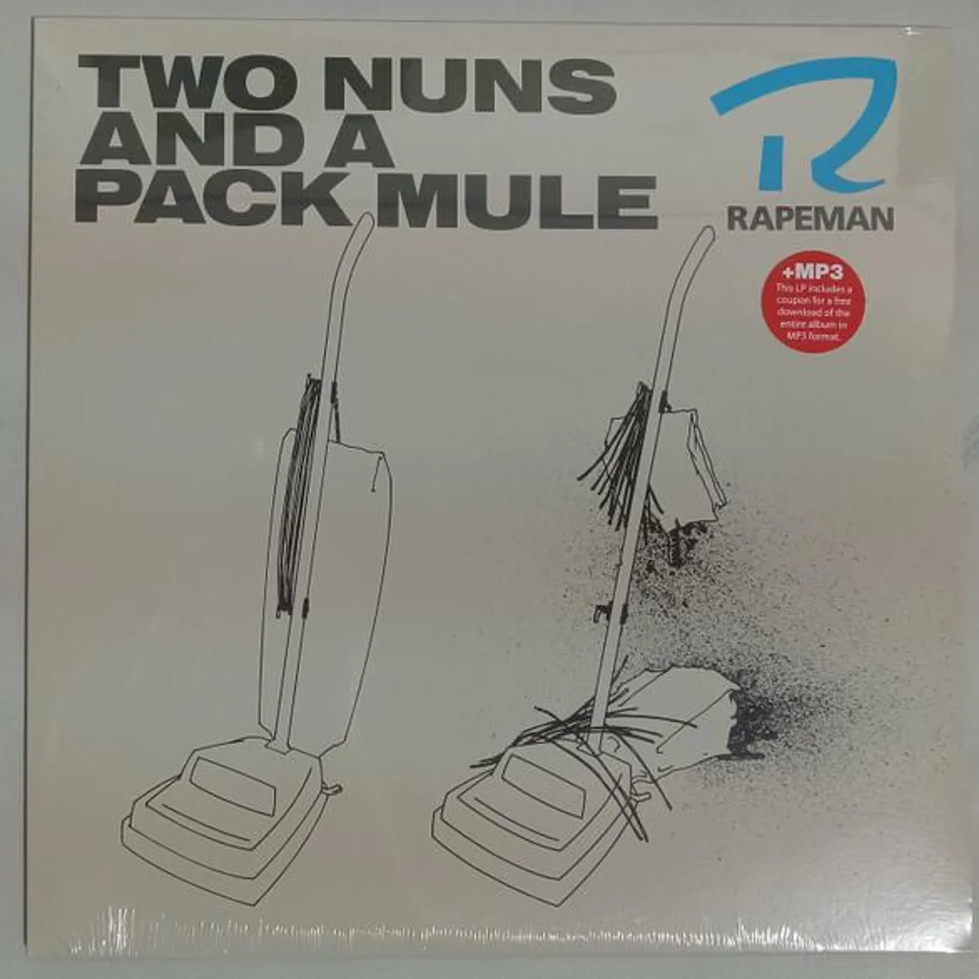 Rapeman TWO NUNS & A PACK MULE Vinyl Record