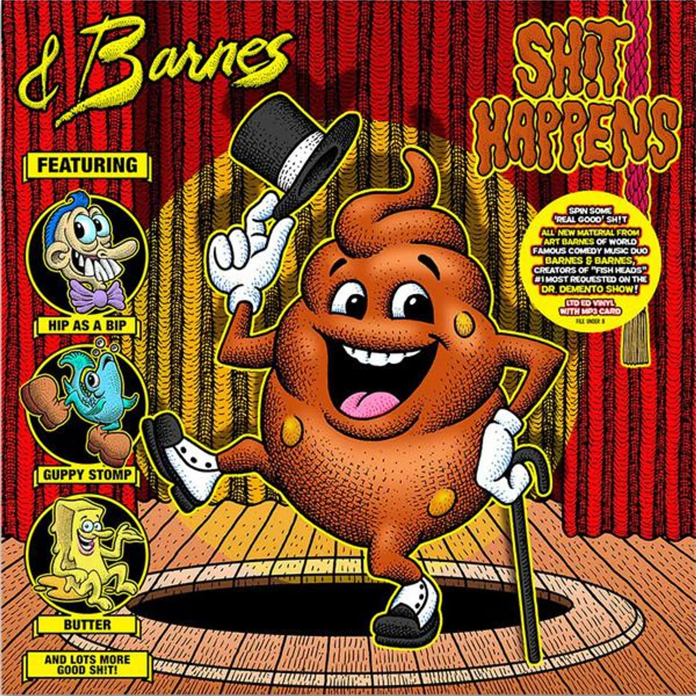 & Barnes SHIT HAPPENS (BROWN VINYL) Vinyl Record
