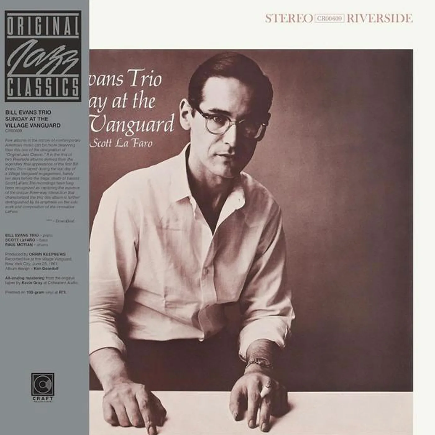 Bill Evans SUNDAY AT THE VILLAGE VANGUARD Vinyl Record