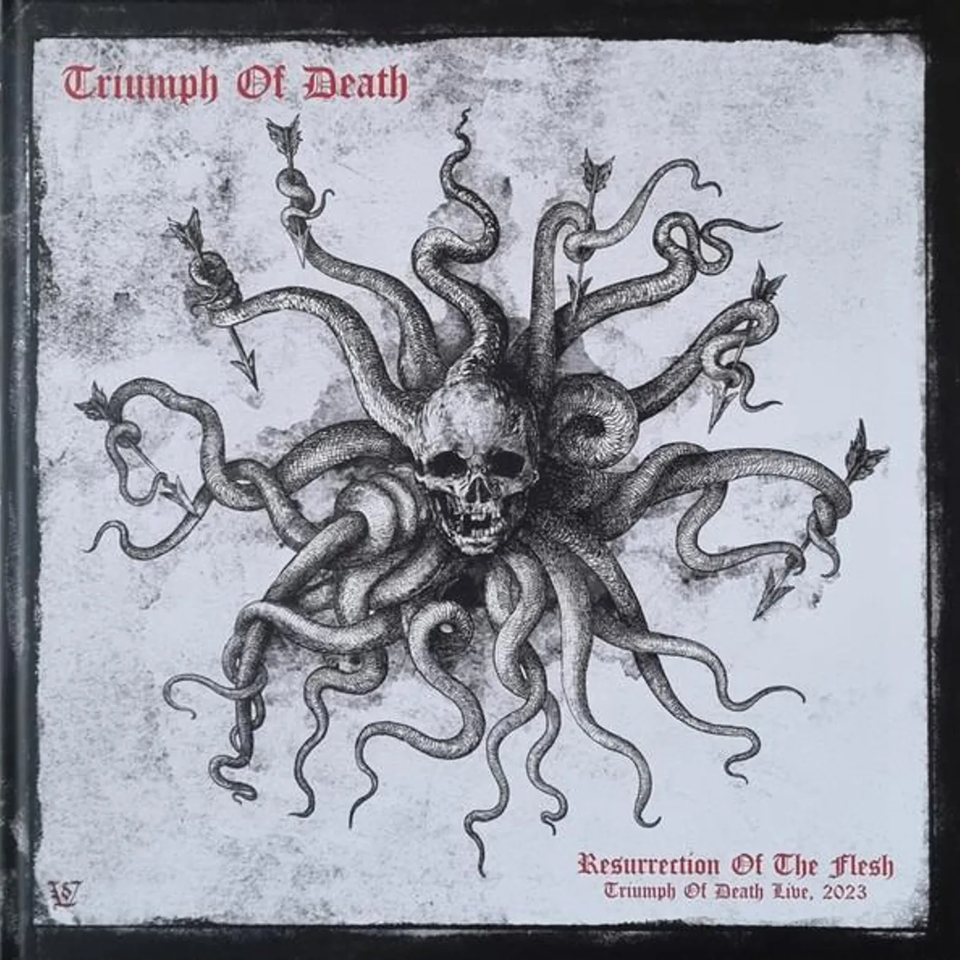 Triumph of Death RESURRECTION OF THE FLESH (RED VINYL/2LP/7INCH) Vinyl Record