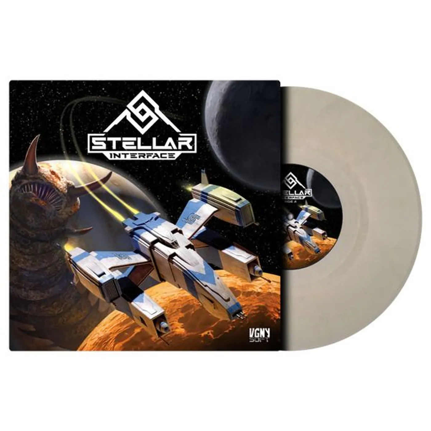 Stephen Pierce STELLAR INTERFACE Original Soundtrack (NATURAL VINYL) Vinyl Record