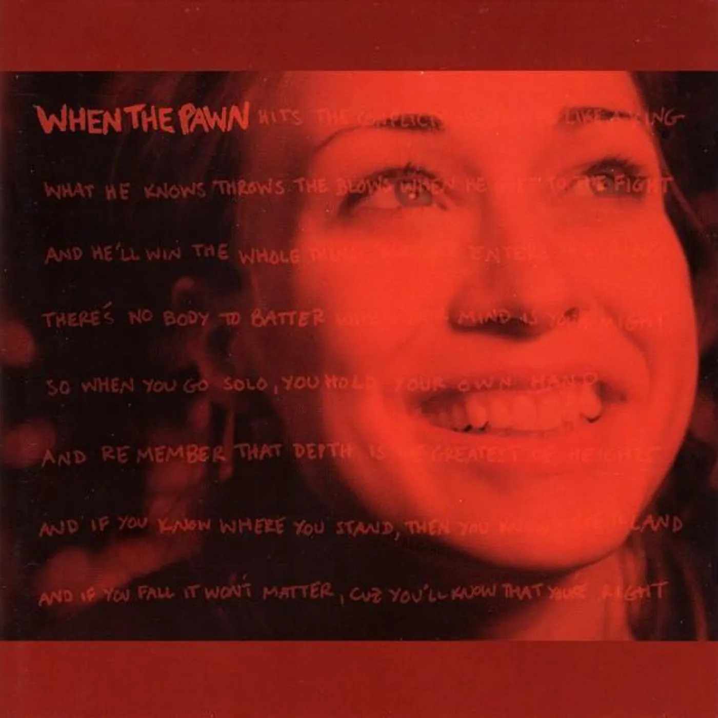 Fiona Apple WHEN THE PAWN... CD