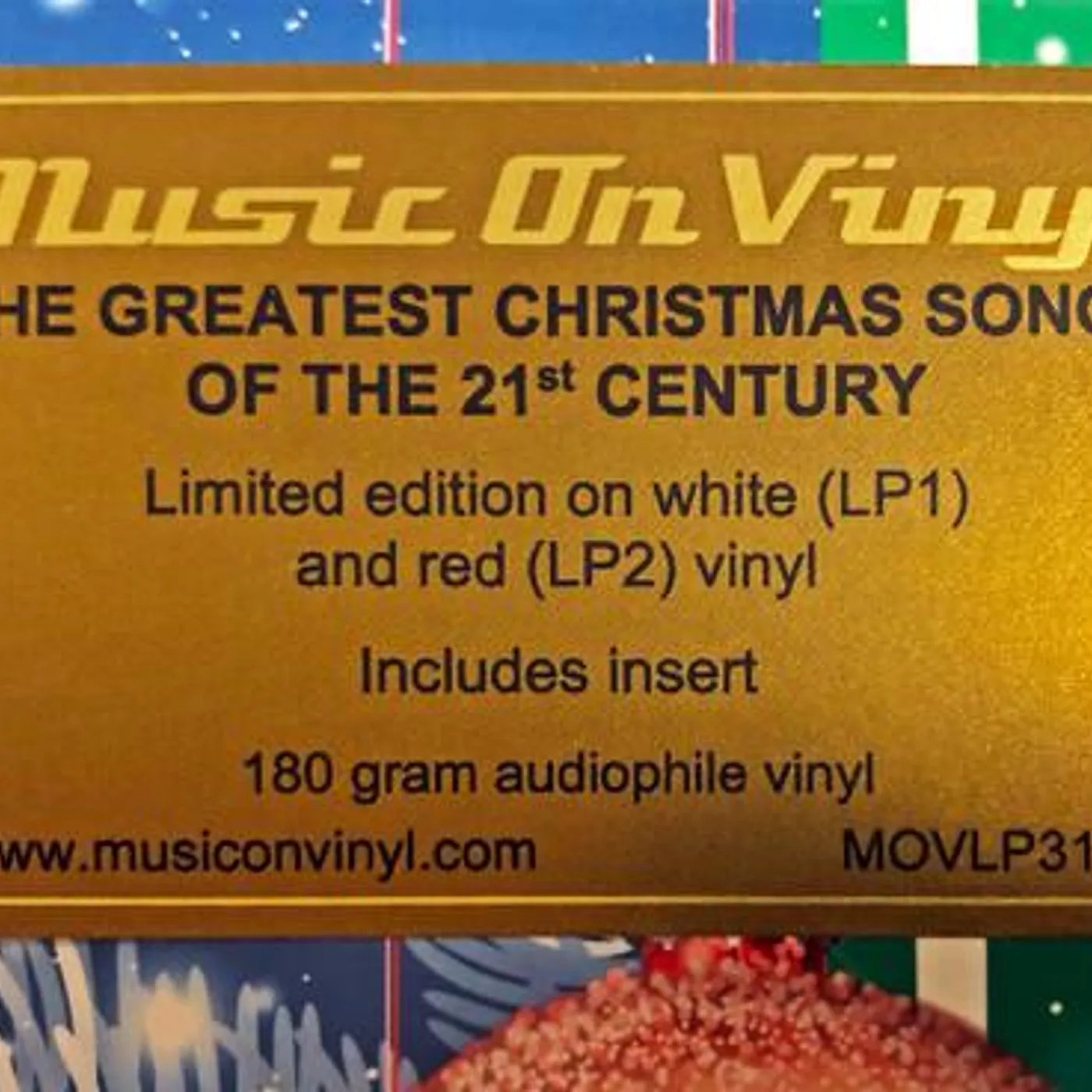Various Artists  GREATEST CHRISTMAS SONGS OF THE 21ST CENTURY (2LP/1-WHITE/1-RED VINYL/180G) Vinyl Record