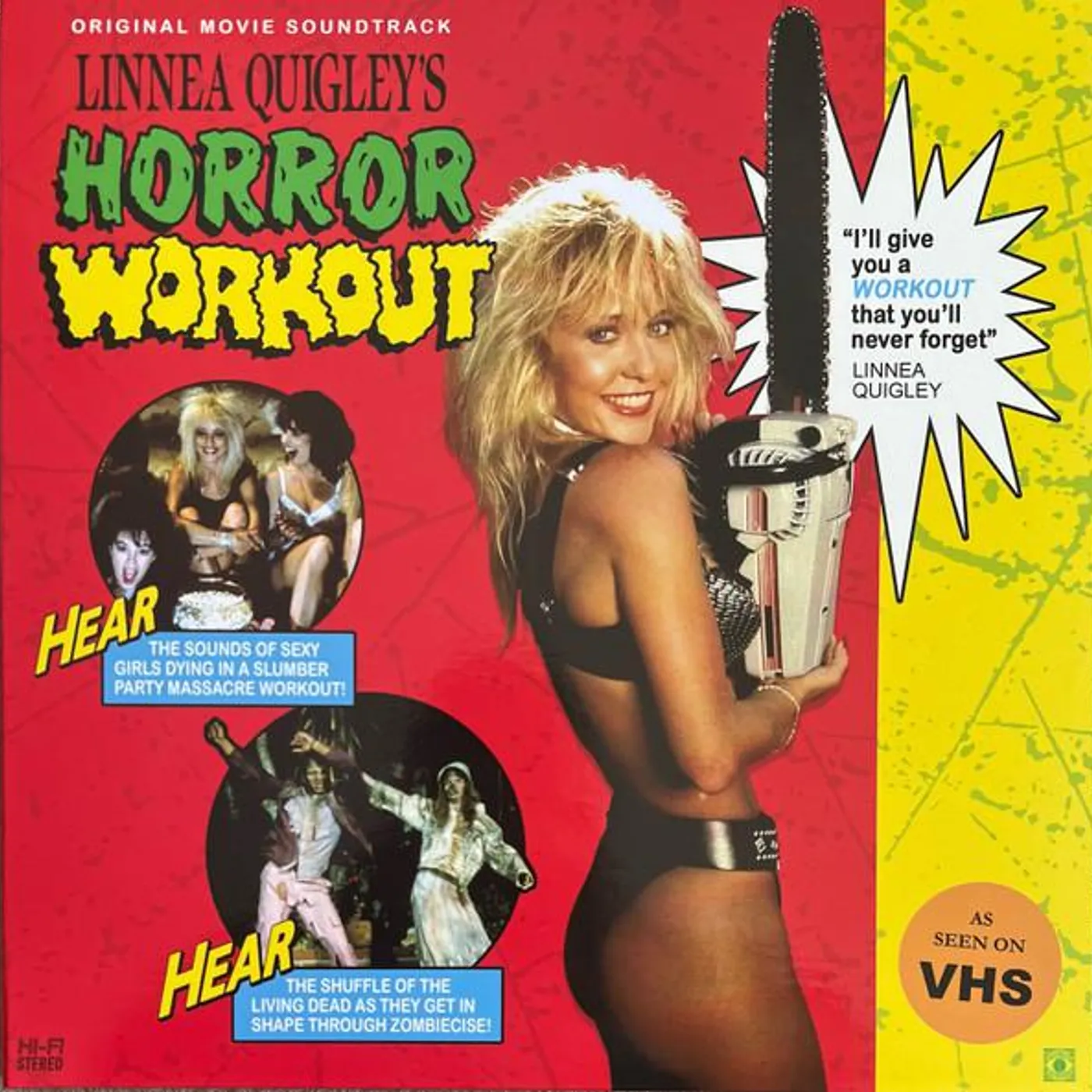 John Vulich LINNEA QUIGLEY'S HORROR WORKOUT (COLOR VINYL) Vinyl Record