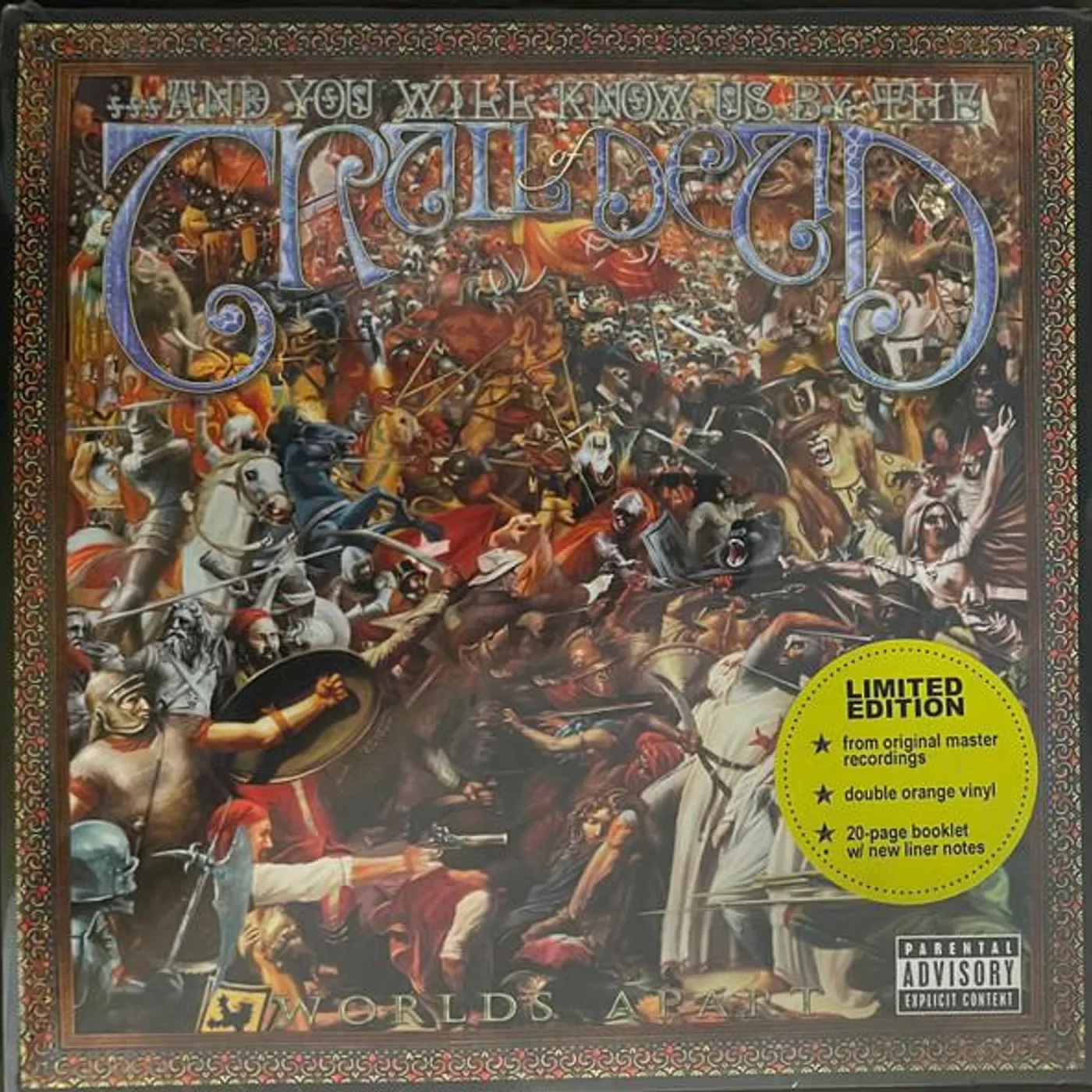 ...And You Will Know Us by the Trail of Dead Worlds Apart (2lp/orange) Vinyl Record