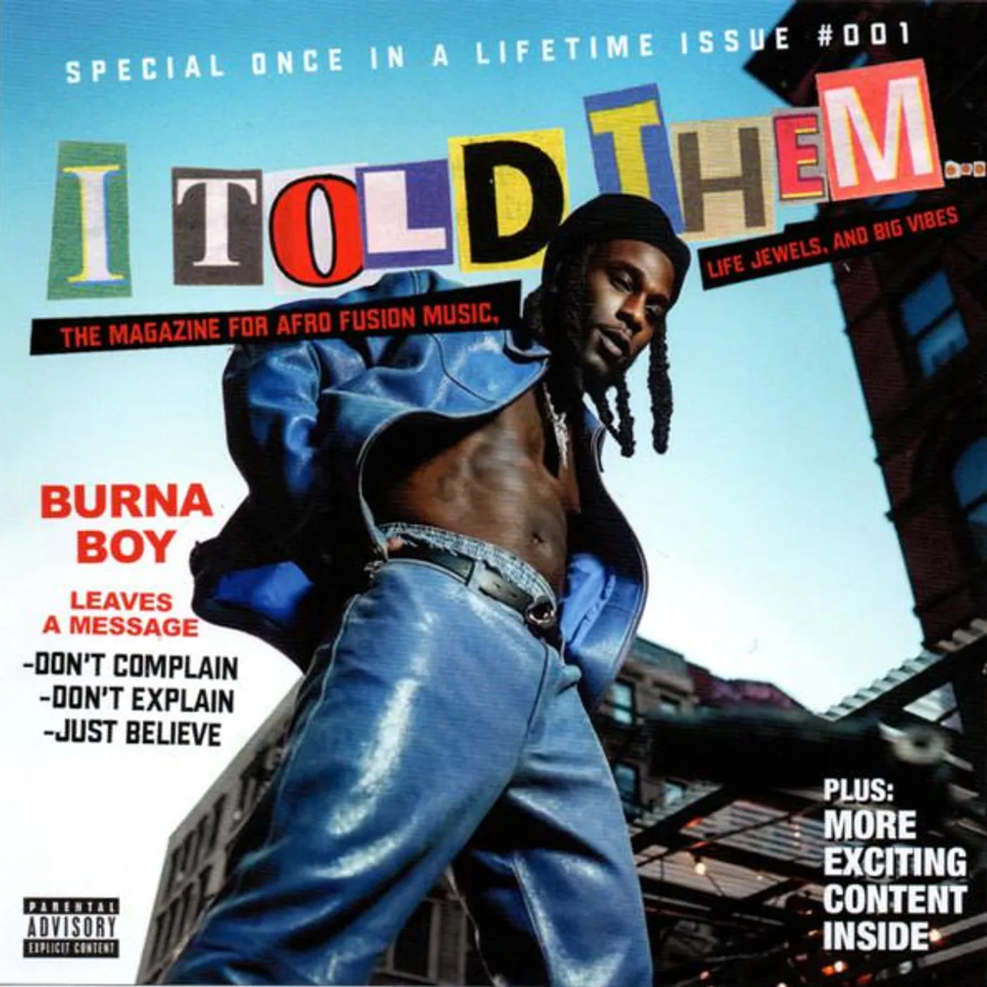 Burna Boy I TOLD THEM... CD