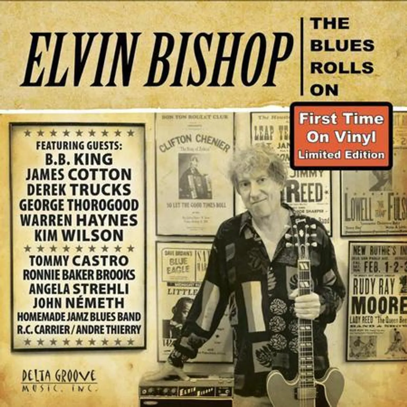 Elvin Bishop The Blues Rolls On Vinyl Record
