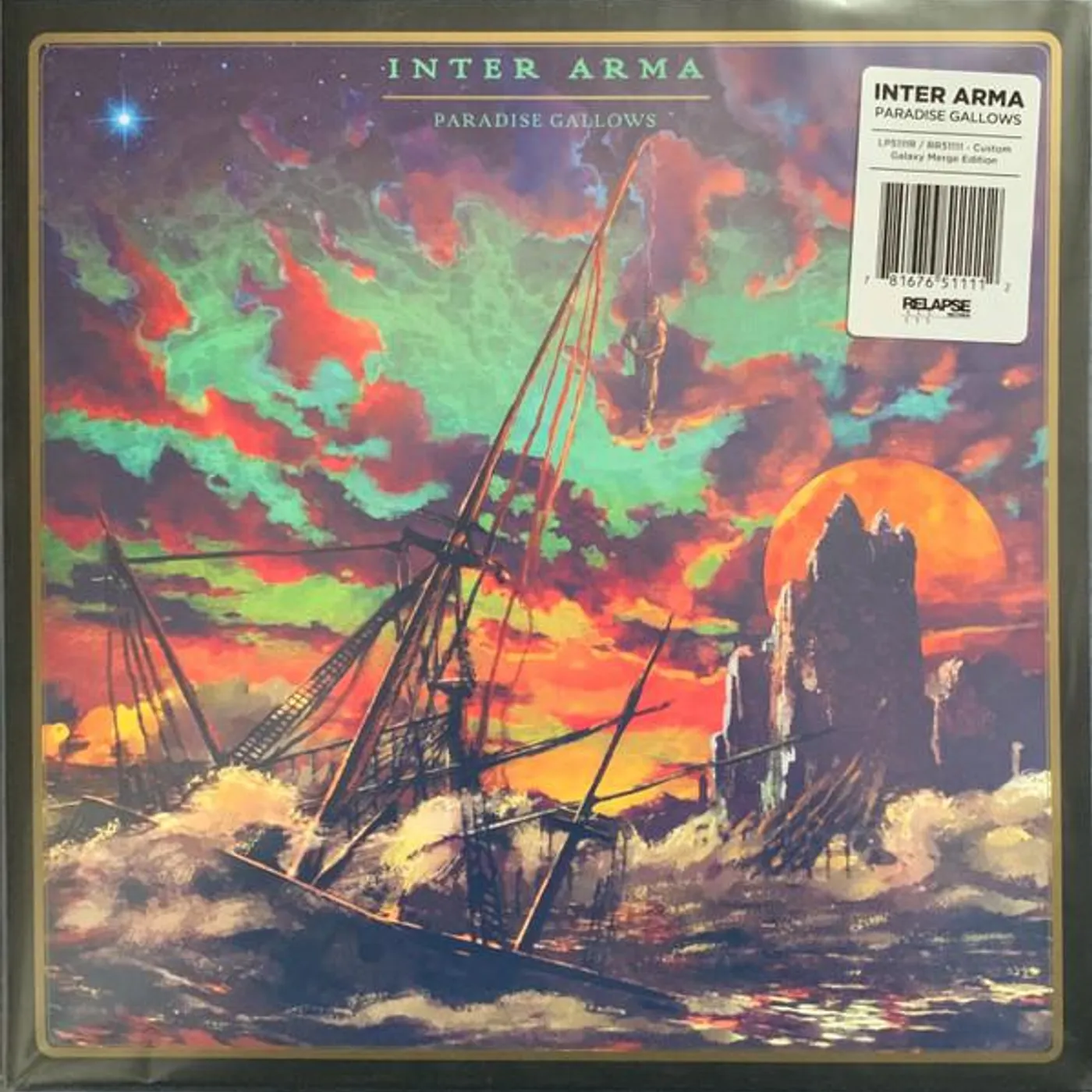Inter Arma PARADISE GALLOWS (MINT GREEN & GRIMACE PURPLE GALAXY MERGE VINYL/2LP) Vinyl Record