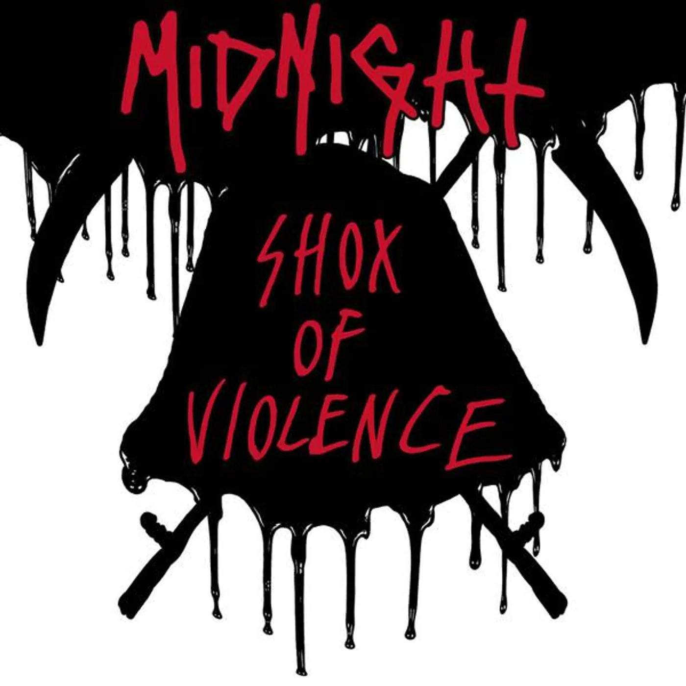 Midnight SHOX OF VIOLENCE (2LP) Vinyl Record