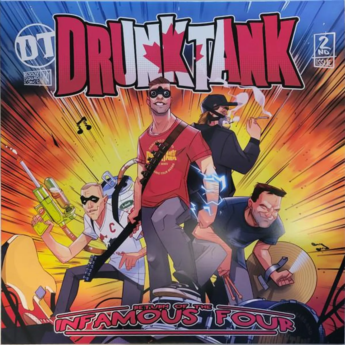 Drunktank RETURN OF THE INFAMOUS FOUR Vinyl Record