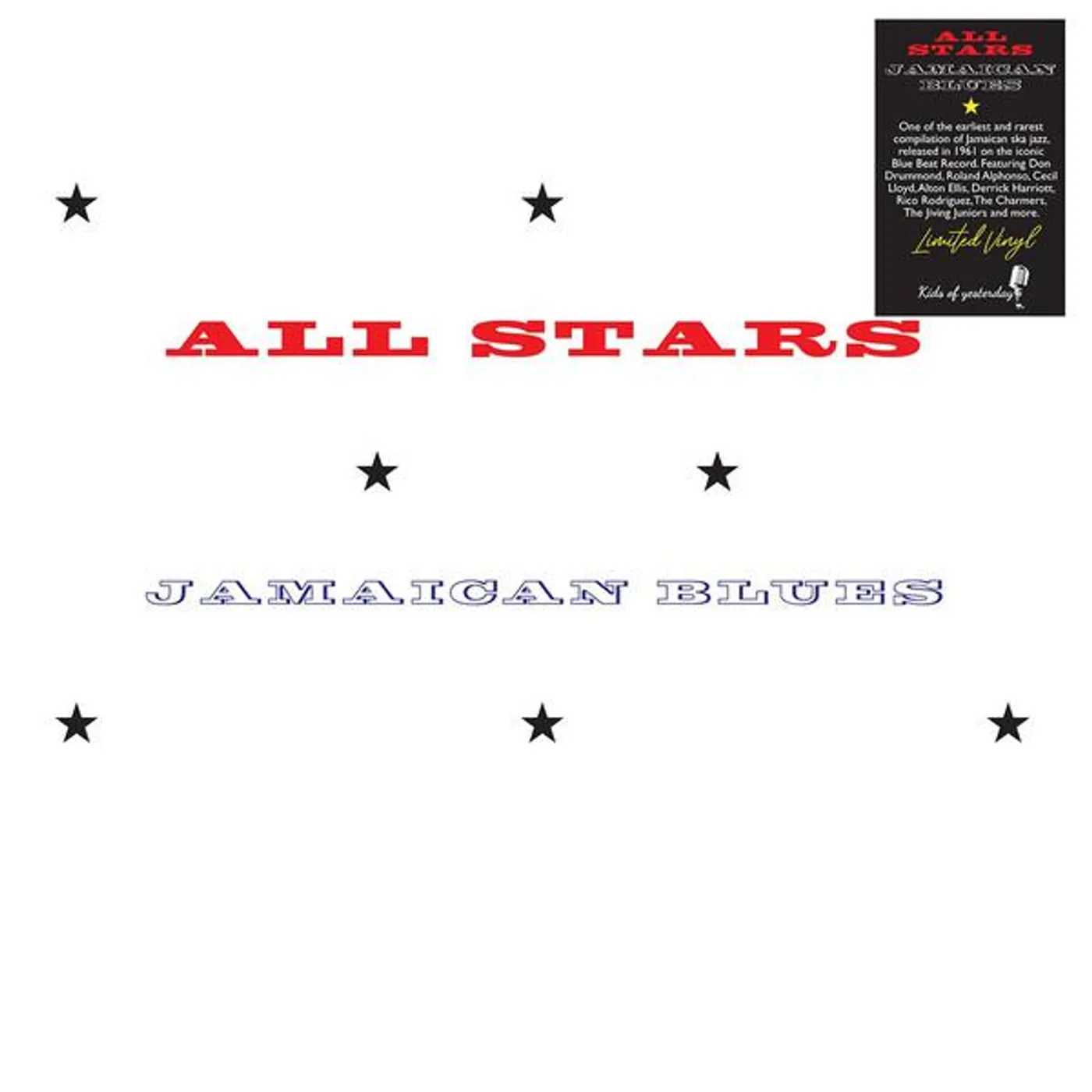 Various Artists  ALL STARS JAMAICAN BLUES Vinyl Record