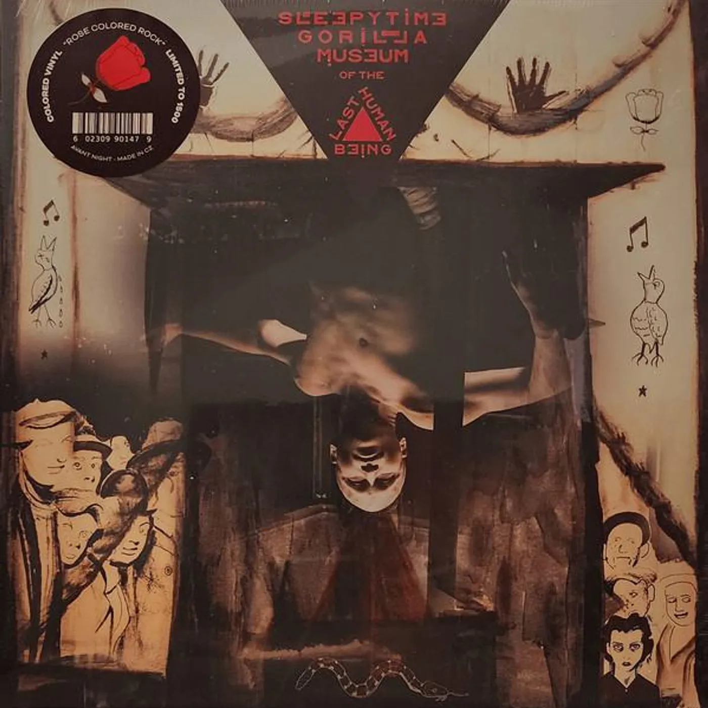 Sleepytime Gorilla Museum OF THE LAST HUMAN BEING (OXBLOOD & BLOOD RED VINYL) Vinyl Record