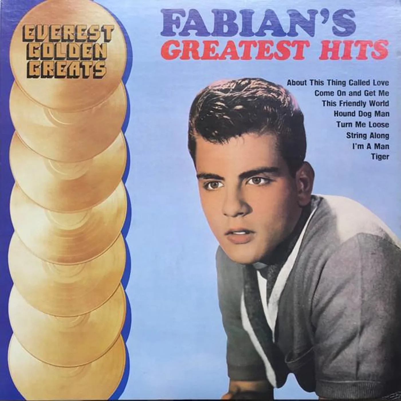 Fabian GREATEST HITS Vinyl Record