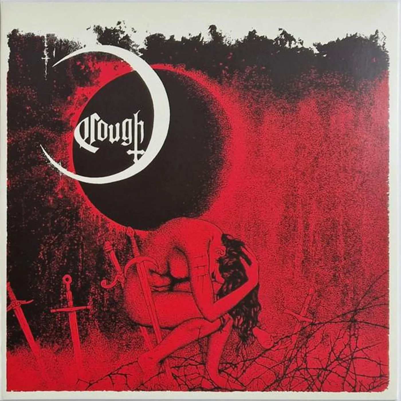 Cough RITUAL ABUSE (BLACK ICE W/ NEON MAGENTA, MAGENTA & BONE WHITE SPLATTER VINYL/2LP) Vinyl Record