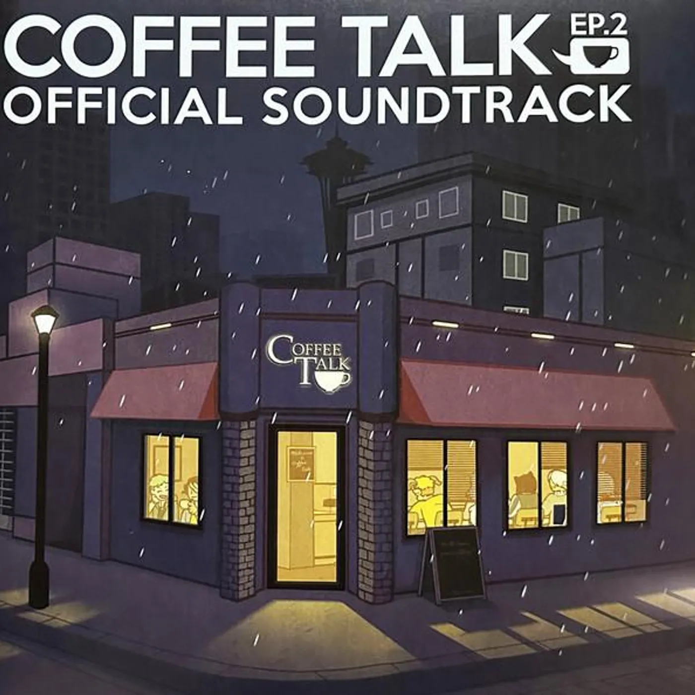 Andrew Jeremy COFFEE TALK EP. 2: HIBISCUS & BUTTERFLY (ORIGINAL GAME OST) (BLUE VIOLET MULTICOLOR VINYL) Vinyl Record