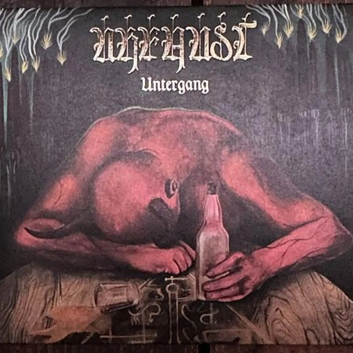 Urfaust UNTERGANG (GREEN MARBLED VINYL) Vinyl Record