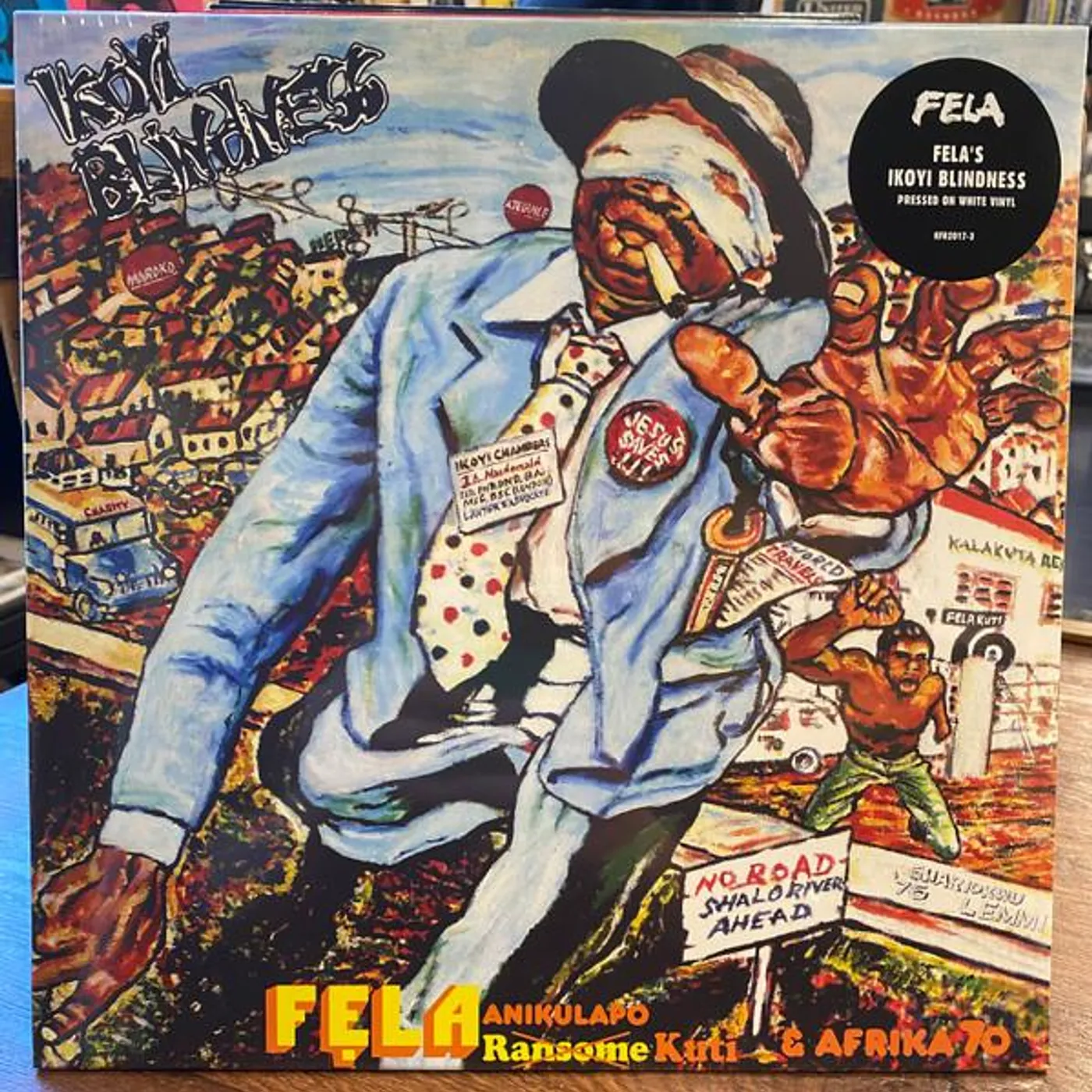 Fela Kuti IKOYI BLINDNESS (WHITE VINYL) Vinyl Record