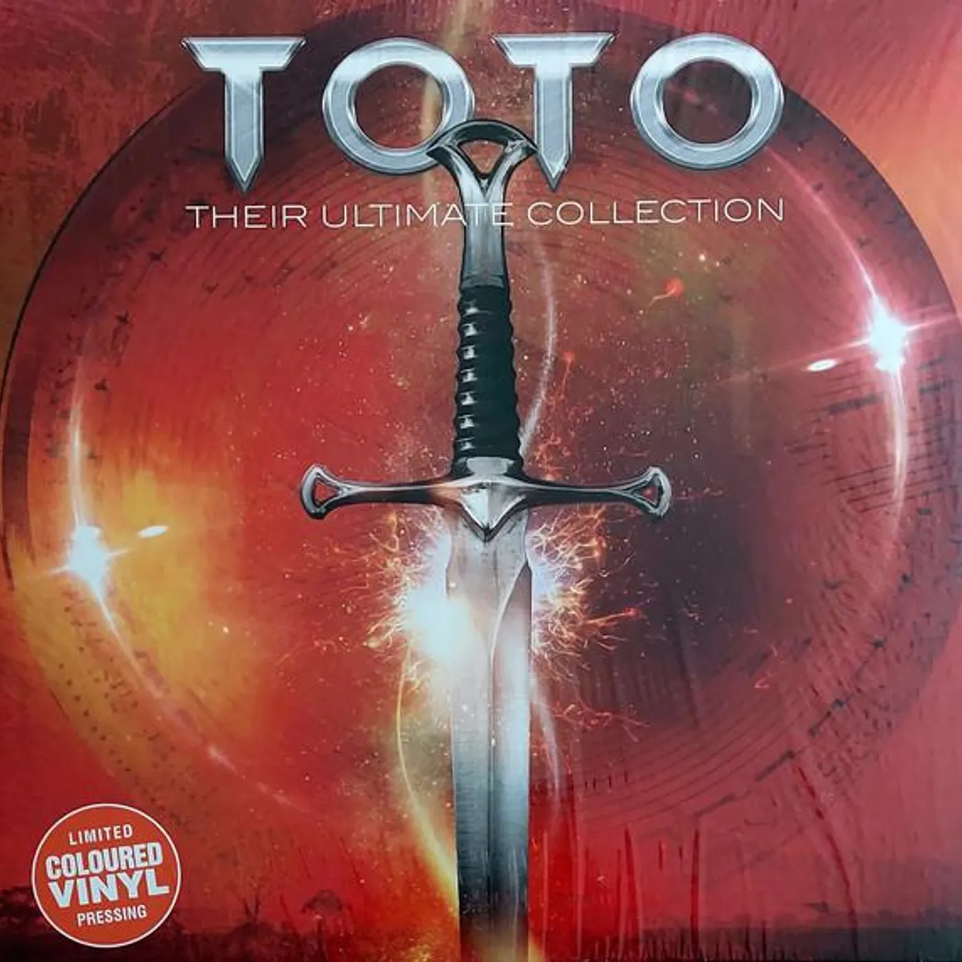 TOTO Their Ultimate Collection (Red Marbled) Vinyl Record