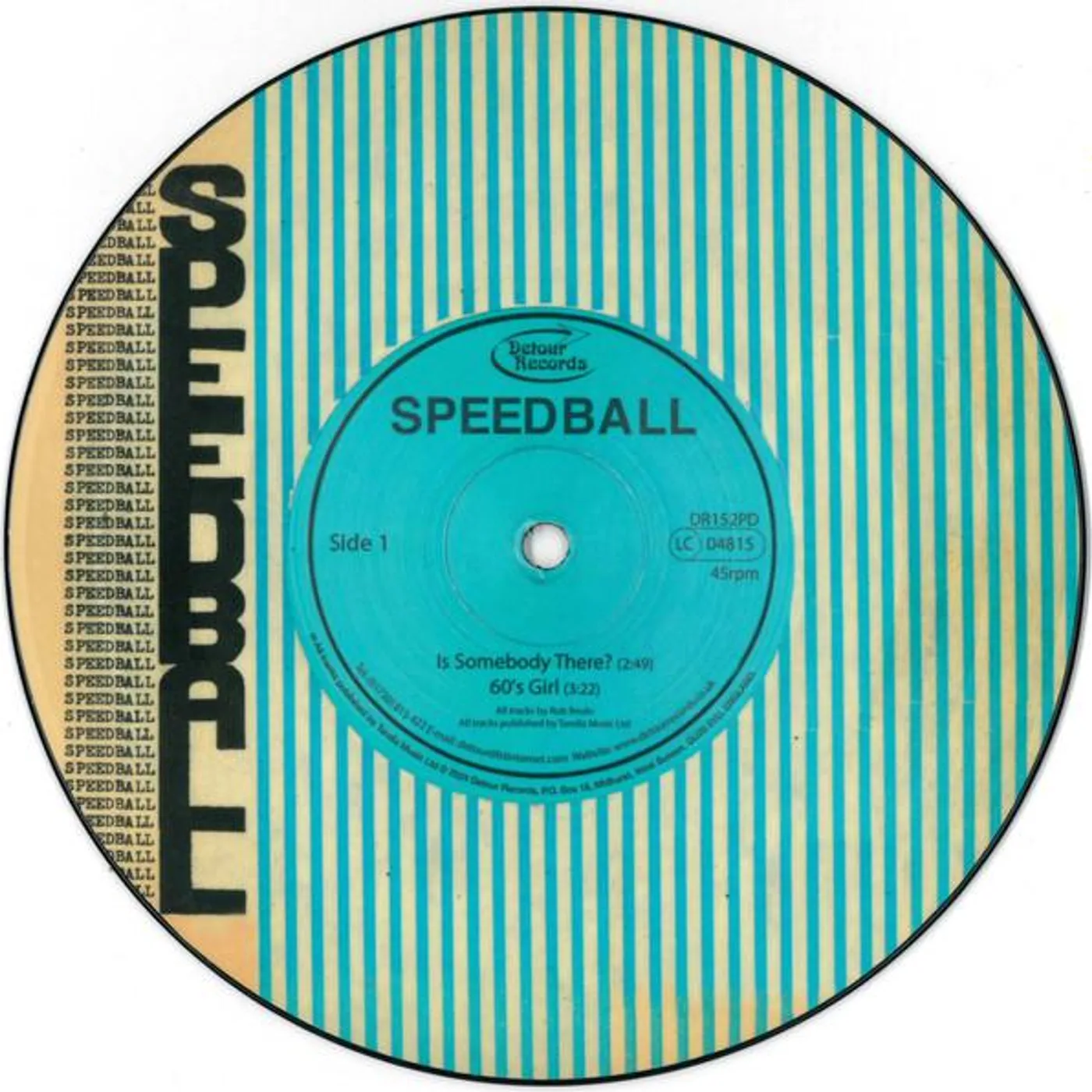 Speedball 60s Girl (Picture Disc) Vinyl Record