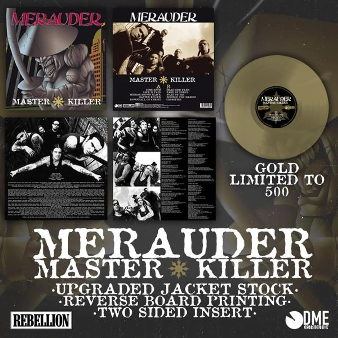 Merauder Master Killer レコード NYHC メラウダー Merauder – Master Killer – Vinyl (LP, Album), 1995 [r2309464