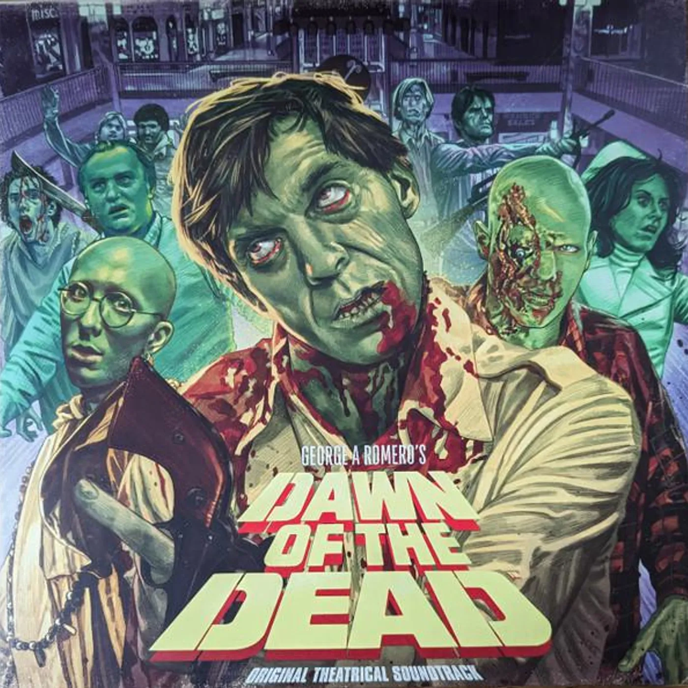 Various Artists  DAWN OF THE DEAD: LIBRARY CUES Original Soundtrack (3LP/GREEN/ORANGE/PURPLE VINYL) Vinyl Record