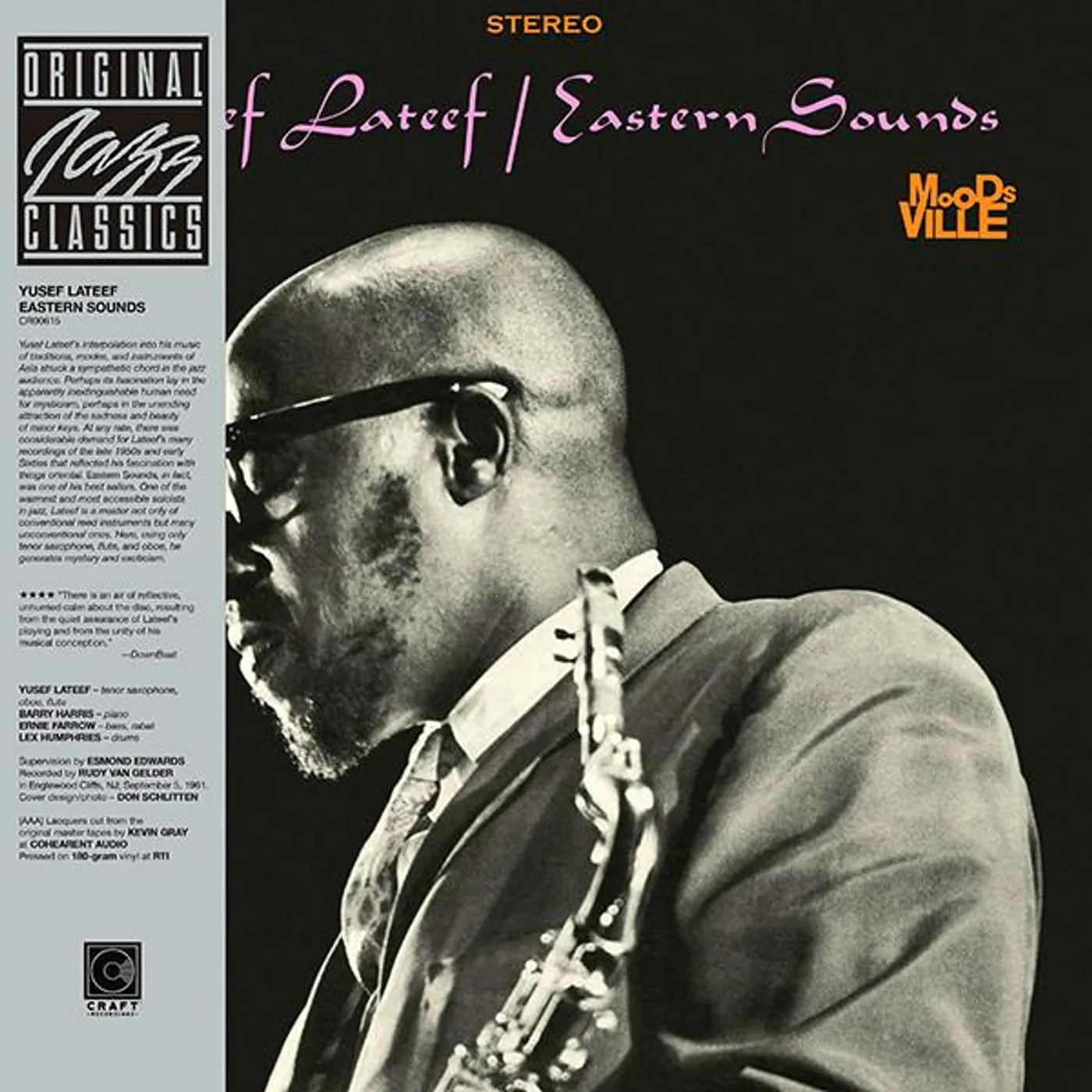 Yusef Lateef Eastern Sounds (Original Jazz Classics Series) Vinyl Record