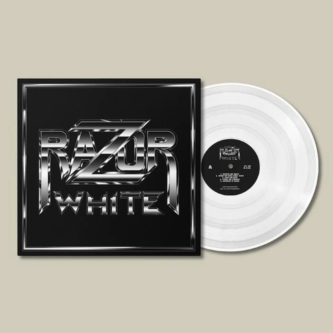  Razor White Vinyl Record