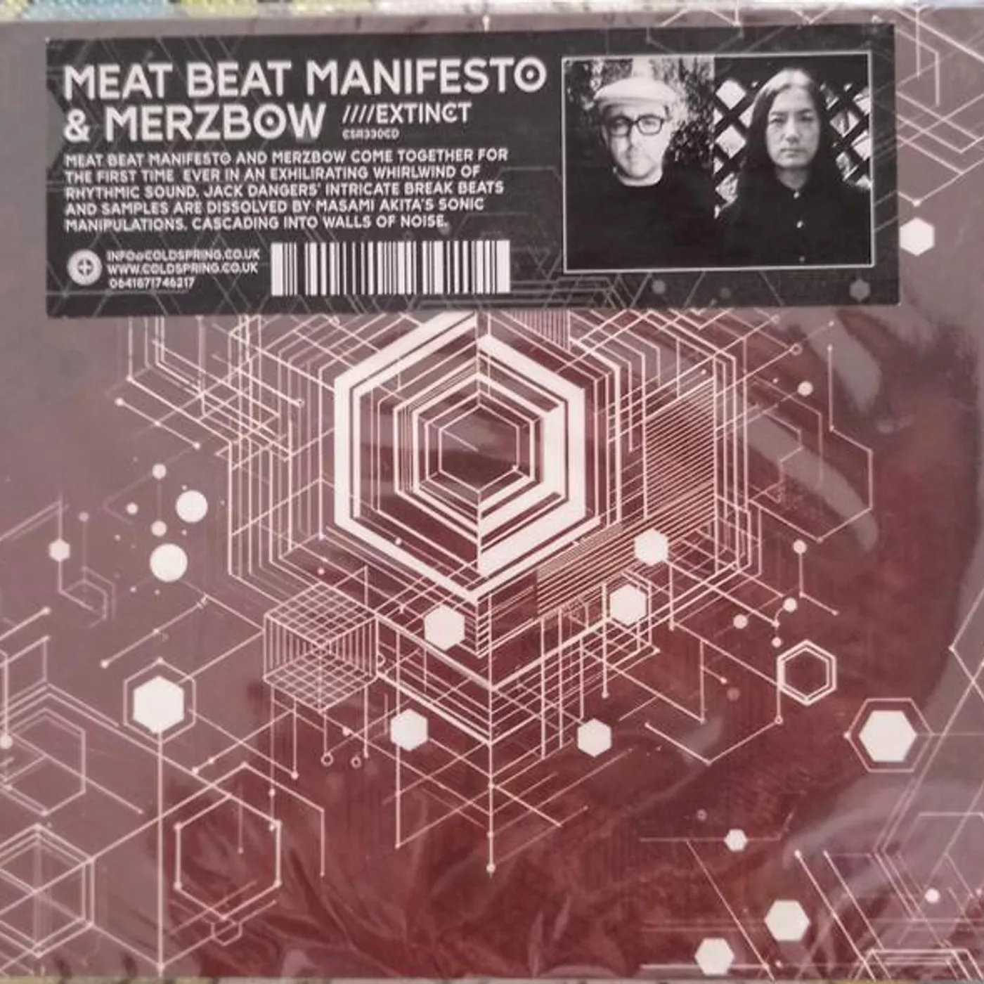 Meat Beat Manifesto & Merzbow EXTINCT CD