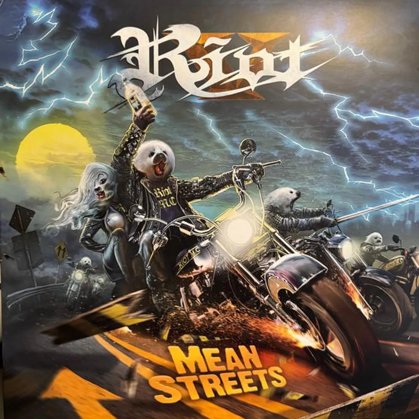 RIOT V MEAN STREETS (ELECTRIC BLUE VINYL) Vinyl Record