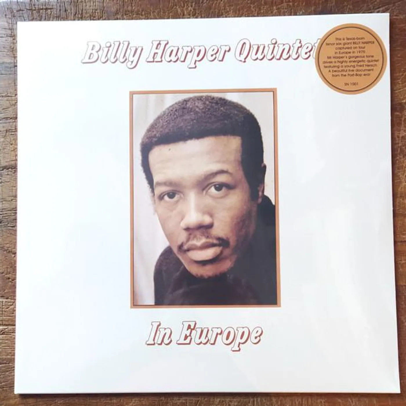 Billy Harper Quintet IN EUROPE Vinyl Record