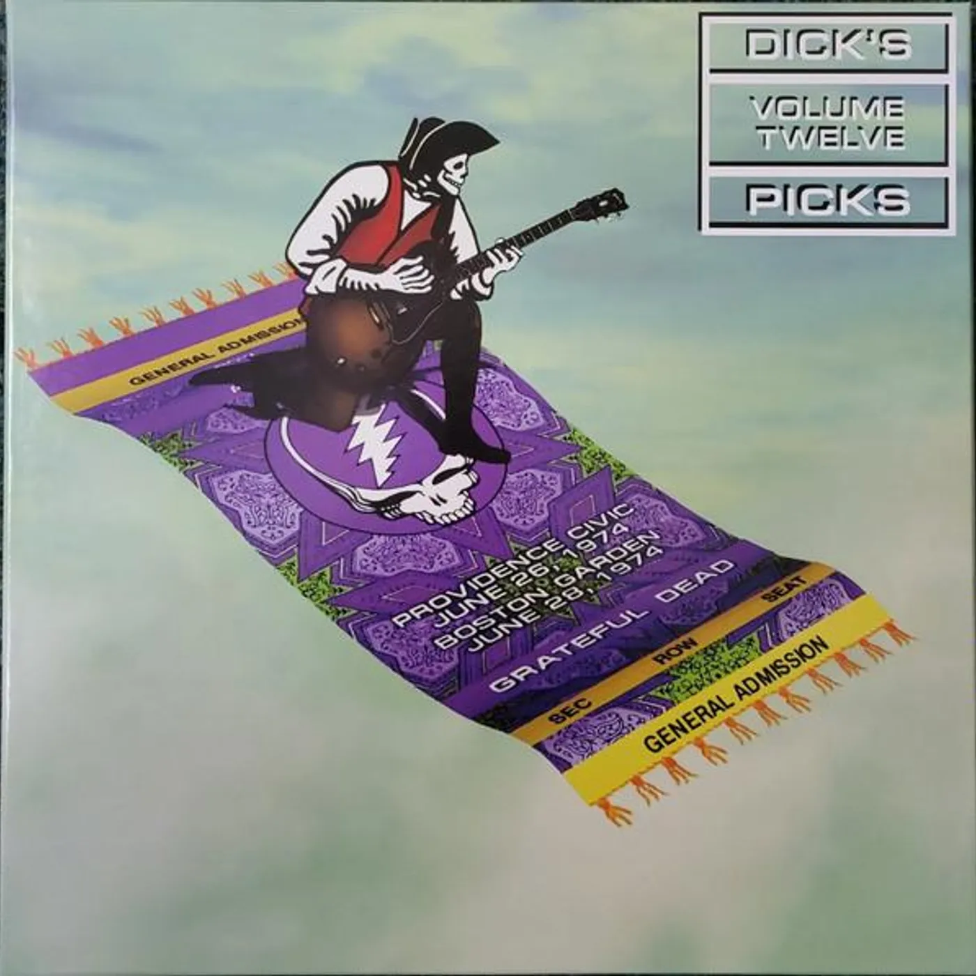 Grateful Dead DICK’S PICKS VOL. 12—PROVIDENCE CIVIC CENTER 6/26/74 & BOSTON GARDEN 6/28/74 (6LP/180G) Vinyl Record