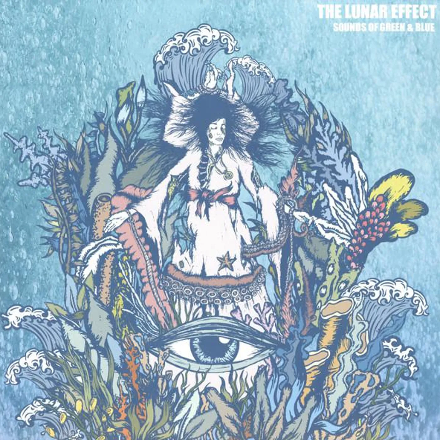 The Lunar Effect SOUNDS OF GREEN & BLUE (ORANGE VINYL) Vinyl Record