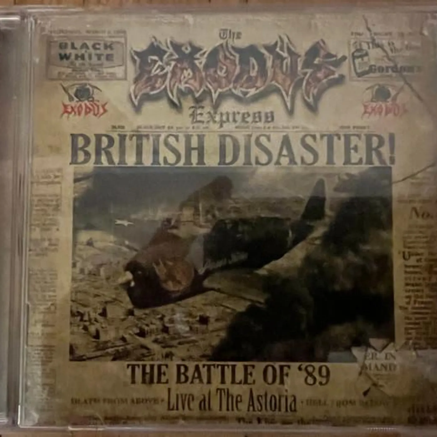 Exodus BRITISH DISASTER: THE BATTLE OF '89 CD