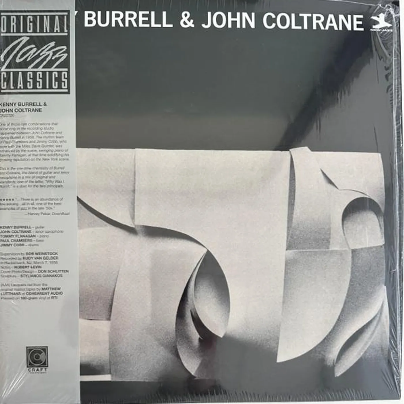 KENNY BURRELL & JOHN COLTRANE (ORIGINAL JAZZ CLASSICS SERIES) (180G) Vinyl Record