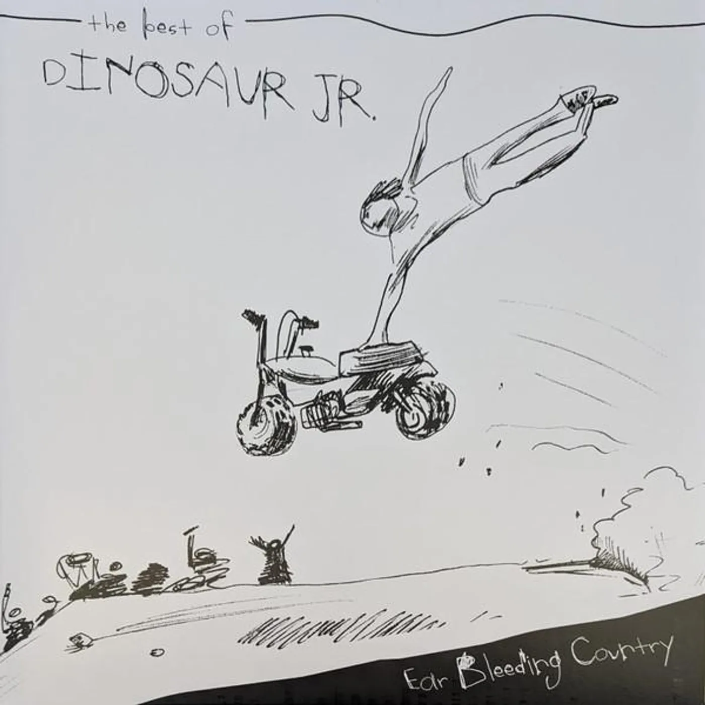 Dinosaur Jr. EAR BLEEDING COUNTRY (WHITE W/ BLACK SPLATTER VINYL/2LP) Vinyl Record