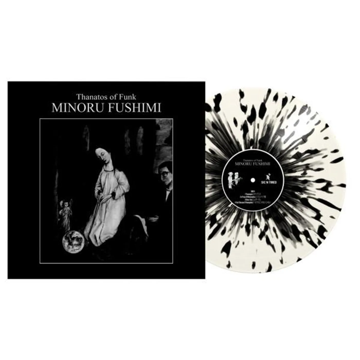 Minoru Fushimi Thanatos Of Funk (Clear W/Black Splatter) Vinyl Record