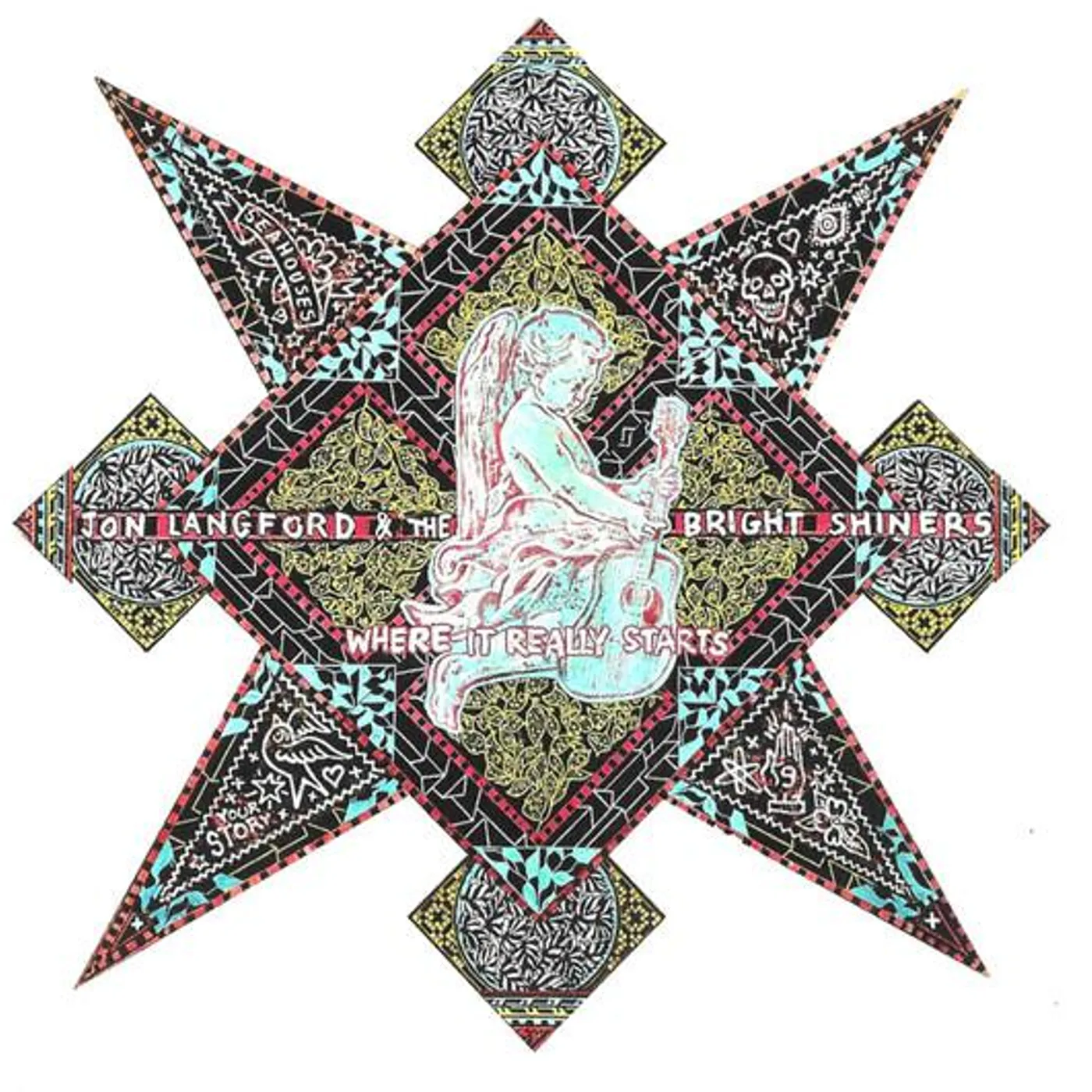 Jon Langford & The Bright Shiners WHERE IT REALLY STARTS CD