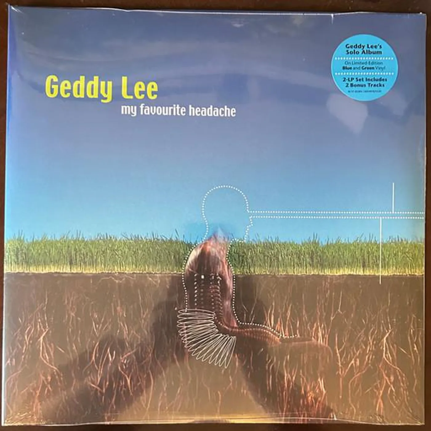 Geddy Lee MY FAVOURITE HEADACHE Vinyl Record