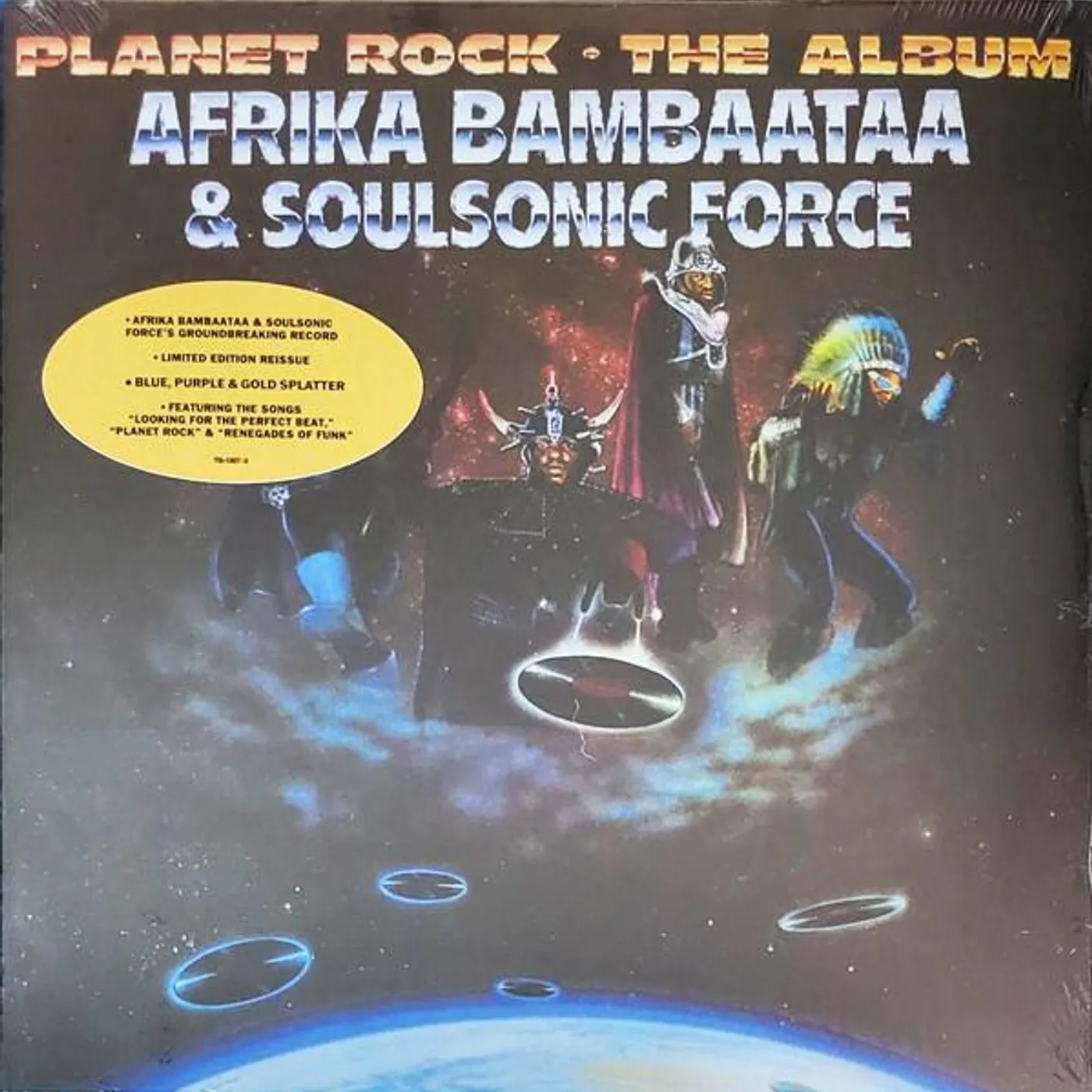 Afrika Bambaataa & The Soulsonic Force PLANET ROCK - THE ALBUM Vinyl Record