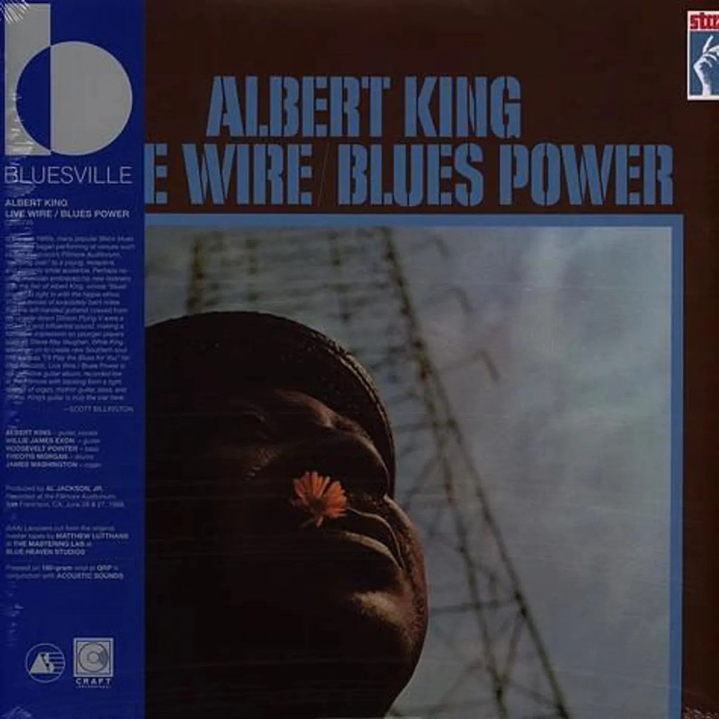 Albert King LIVE WIRE/BLUES POWER (BLUESVILLE ACOUSTIC SOUNDS SERIES) Vinyl Record