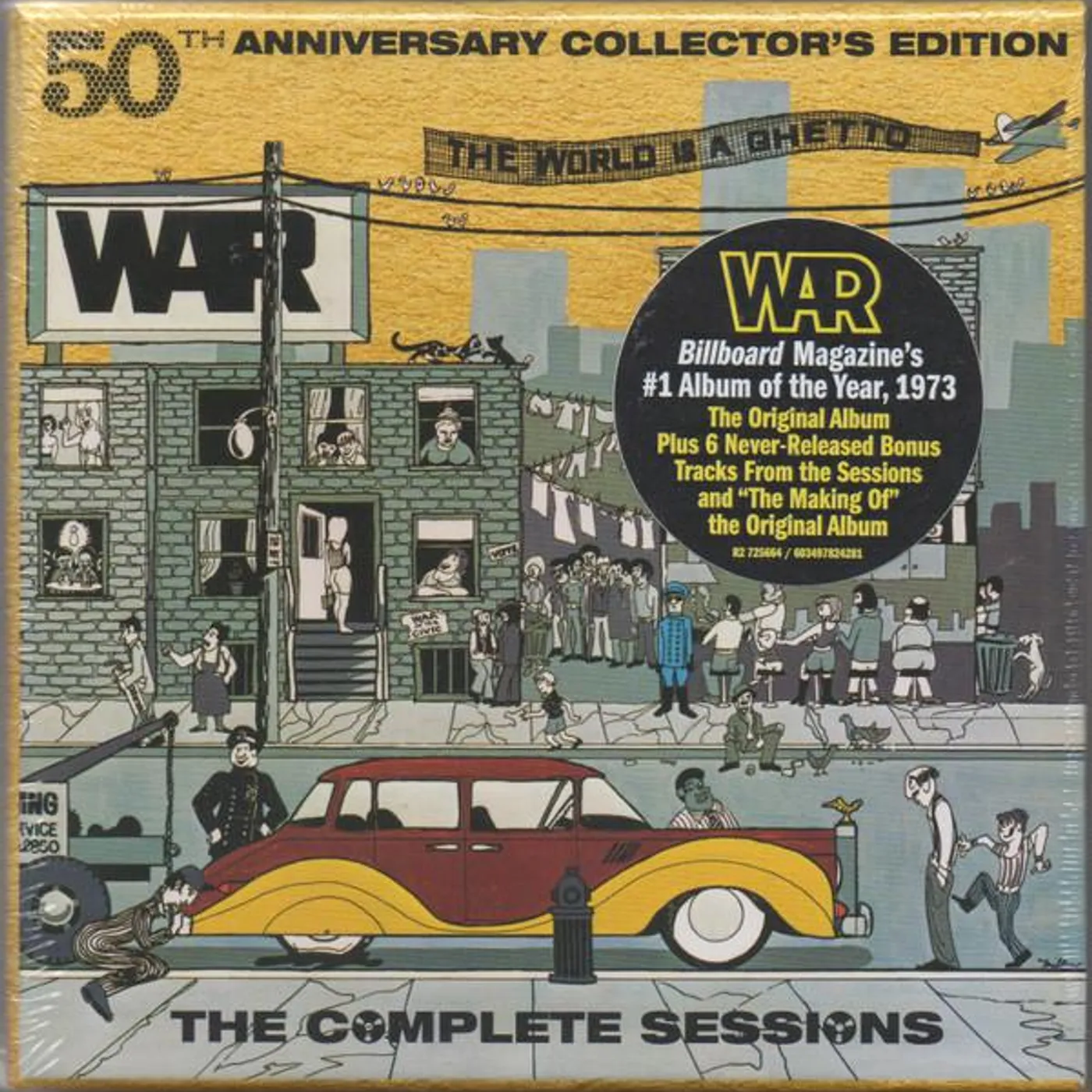 War WORLD IS A GHETTO (50TH ANNIVERSARY COLLECTOR’S EDITION/4CD CD